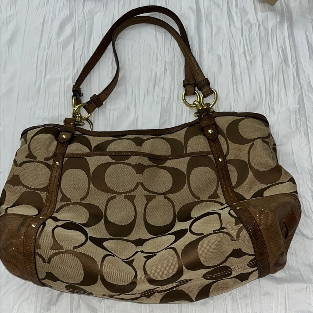 Brown Designer Tote Bag